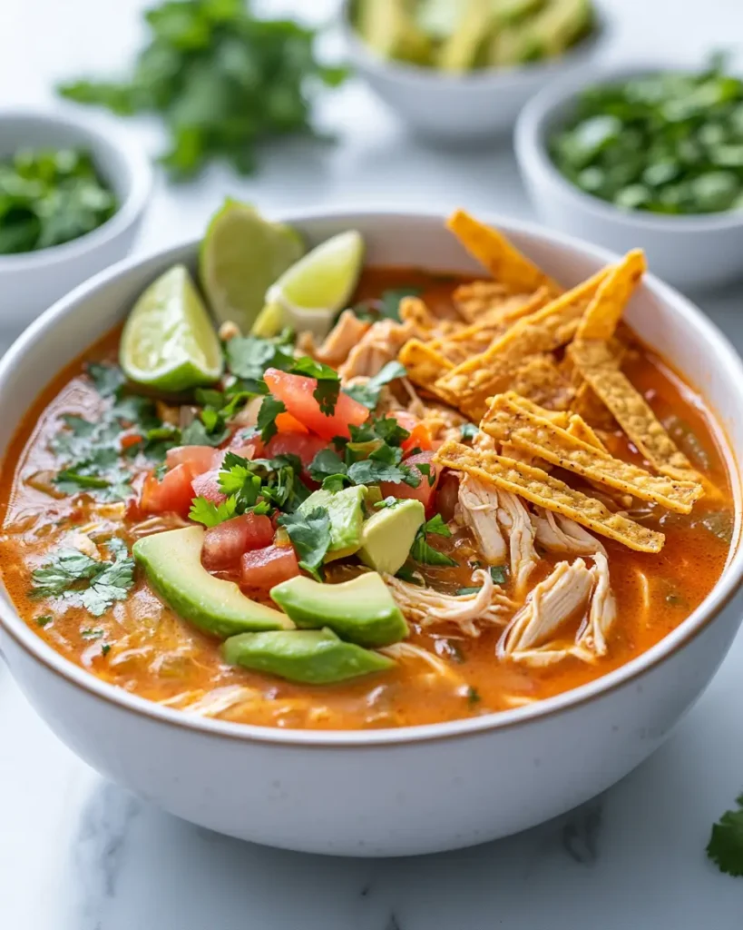 Easy Chicken Tortilla Soup Chicken Tortilla Soup