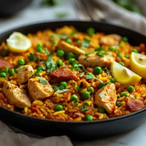 Easy Chorizo and Turkey Paella Recipe Easy Chorizo and Turkey Paella Recipe