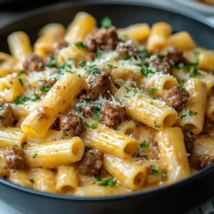 Easy Creamy Italian Sausage Rigatoni Recipe Creamy Italian Sausage Rigatoni Recipe