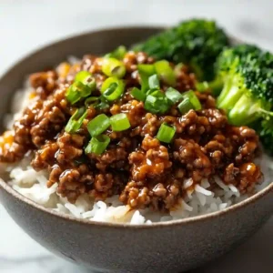 Easy Honey Garlic Ground Beef Easy Honey Garlic Ground Beef