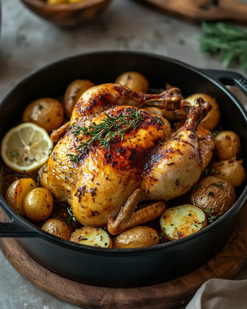 Easy Lemon Herb Pot Roast Chicken Recipes Easy Lemon Herb Pot Roast Chicken Recipe