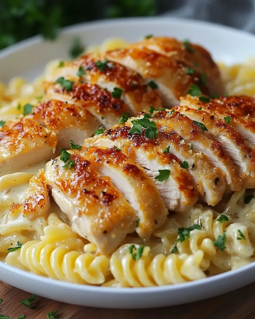 Easy Lemon and Garlic Roast Chicken and Rotini in Parmesan Sauce Lemon and Garlic Roast Chicken and Rotini in Parmesan Sauce