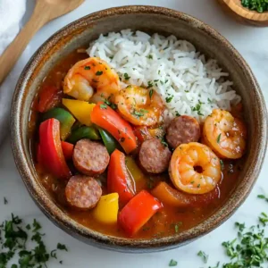 Easy Shrimp and Sausage Gumbo Easy Shrimp and Sausage Gumbo