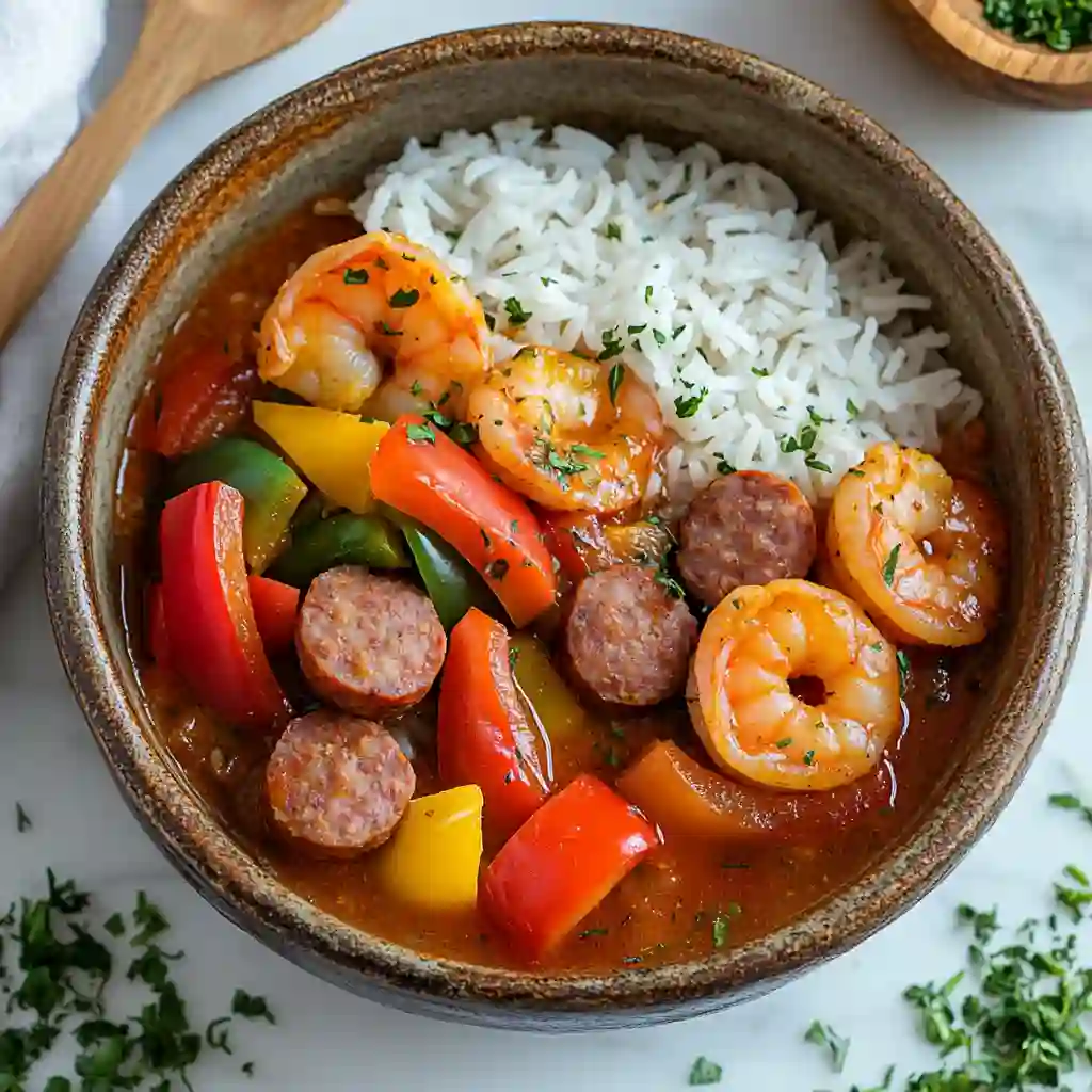 Easy Shrimp and Sausage Gumbo Kismetrecipes