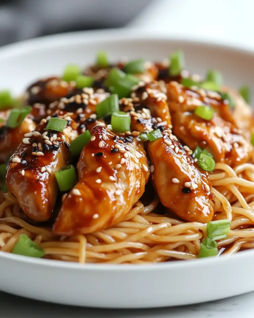 Easy Teriyaki Chicken with Sesame Noodles Teriyaki Chicken with Sesame Noodles