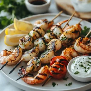 Mediterranean Grilled Shrimp and Calamari Mediterranean Grilled Shrimp and Calamari