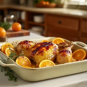 Orange Roasted Chicken Orange Roasted Chicken