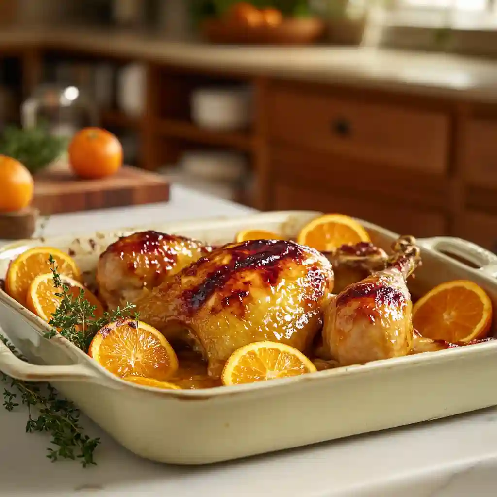 Orange Roasted Chicken Orange Roasted Chicken