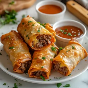 Philly Cheese Steak Egg Rolls Philly Cheese Steak Egg Rolls