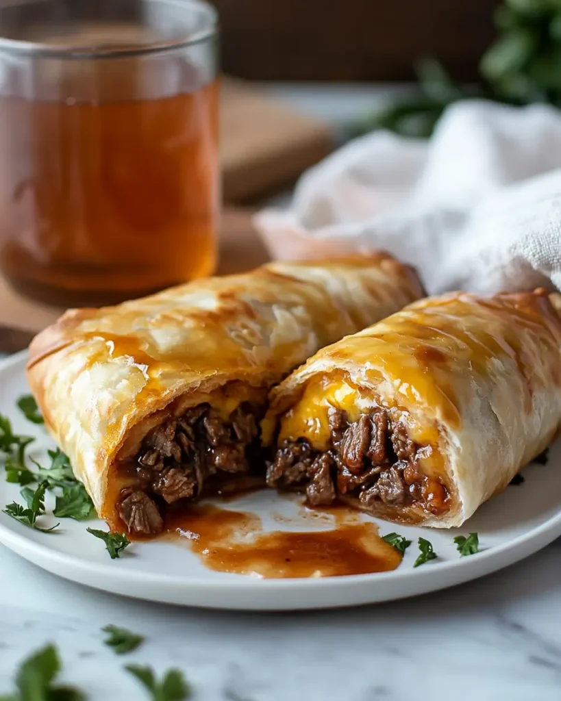 Philly Cheese Steak Egg Rolls recipe Philly Cheese Steak Egg Rolls
