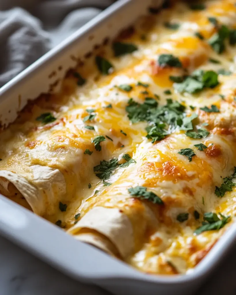 Roasted Green Chile Chicken Enchiladas recipe Roasted Green Chile Chicken Enchiladas
