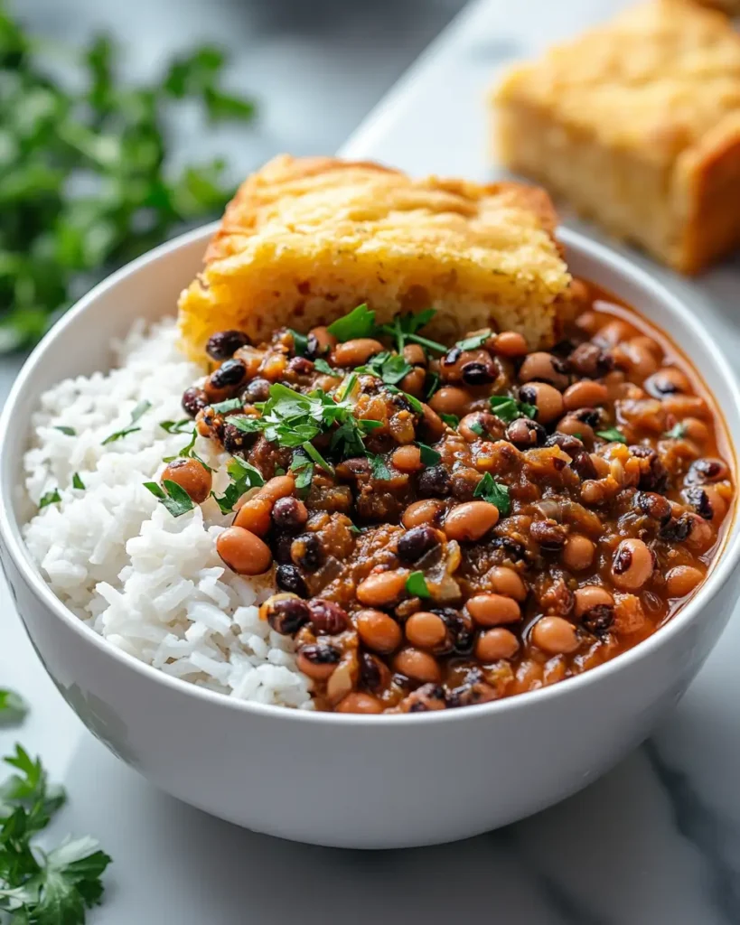 Serving Texas Black Eyed Peas Texas Black Eyed Peas