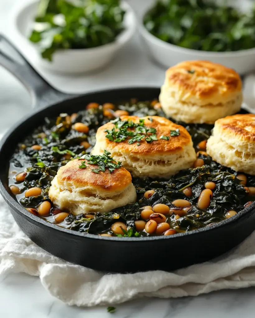 Southern Black Eyed Peas with Quick Buttery Biscuits recipe Southern Black-Eyed Peas with Quick Buttery Biscuits