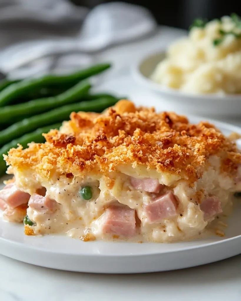chakorito Serving Image Prompt Chicken Cordon Bleu Casserole d6a02566 9f62 4fc8 a201 9c13a5adbcf7 2 Chicken Cordon Bleu Casserole Recipe