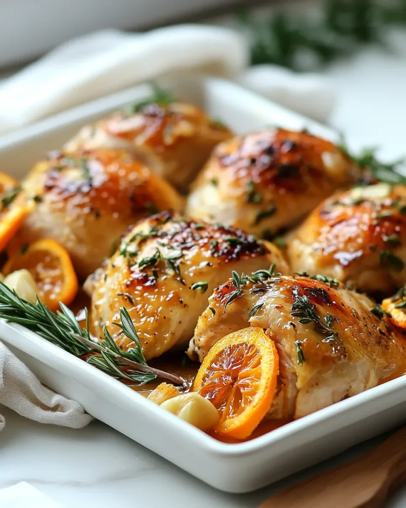 eASY Orange Roasted Chicken Orange Roasted Chicken
