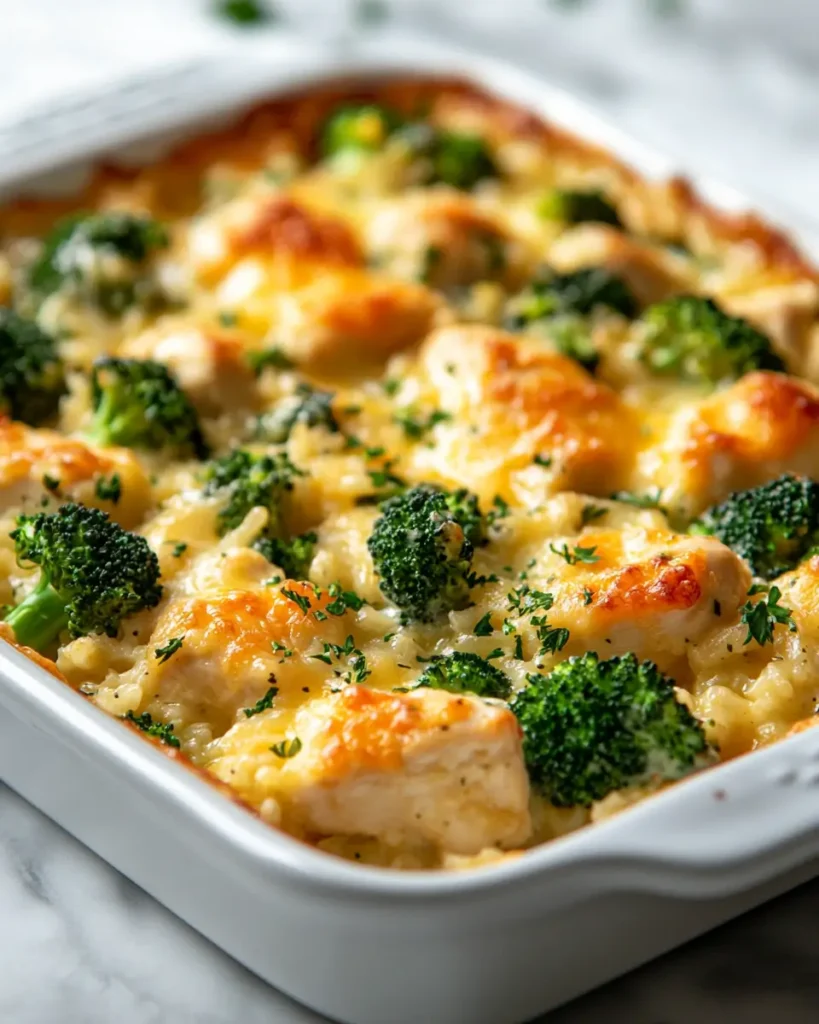easy Broccoli And Rice Casserole With Chicken Broccoli And Rice Casserole With Chicken