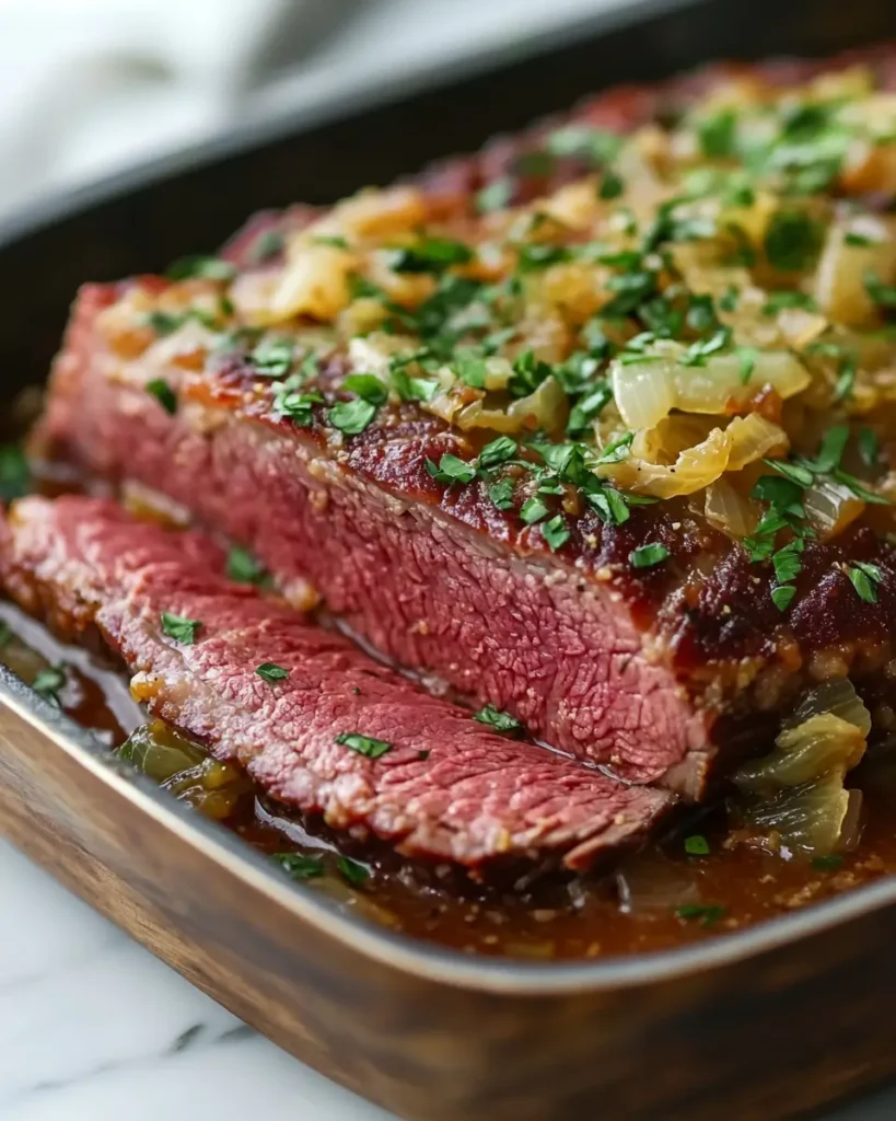 Buttered Corned Beef with Sweet Cabbage Recipe 2 Buttered Corned Beef with Sweet Cabbage Recipe