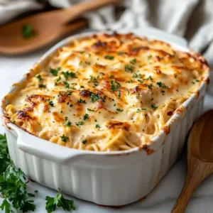 Creamy Italian Southern Chicken Spaghetti Casserole Creamy Italian Southern Chicken Spaghetti Casserole