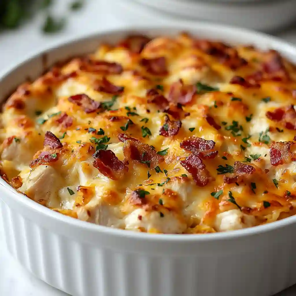 Easy Crack Chicken Casserole 1 Easy Crack Chicken Casserole