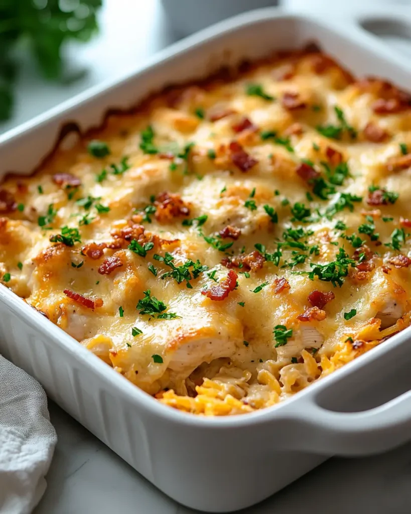 Easy Crack Chicken Casserole recipe Easy Crack Chicken Casserole