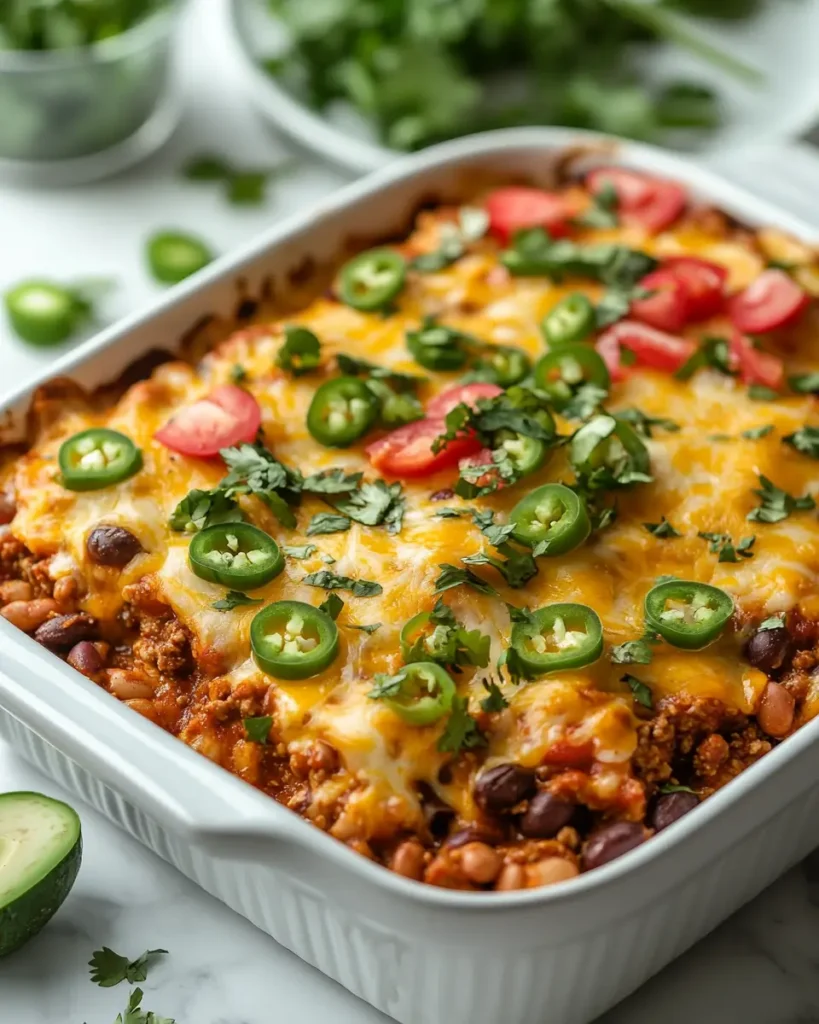 Easy Mexican Dinner Casserole recipe Easy Mexican Dinner Casserole