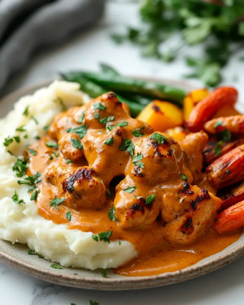 serving Easy Cowboy Butter Chicken Easy Cowboy Butter Chicken