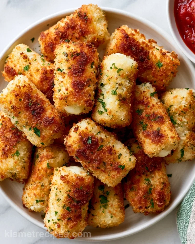 Air Fryer Mozzarella Bites with Marinara