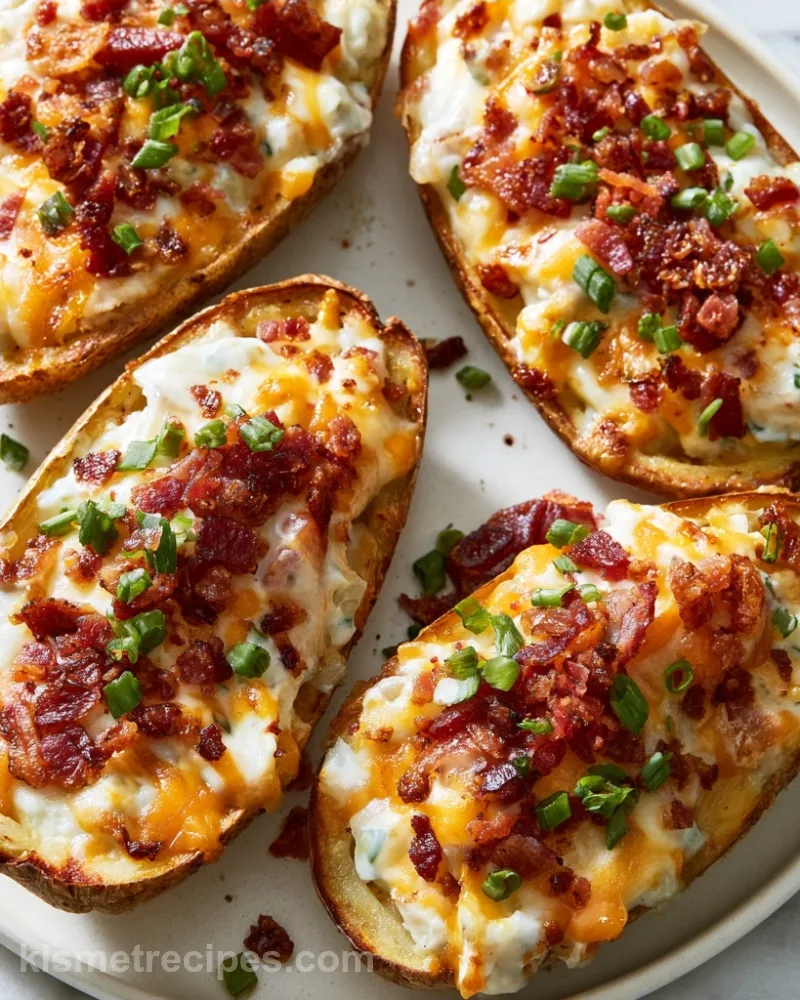 Loaded Potato Skins with Ranch