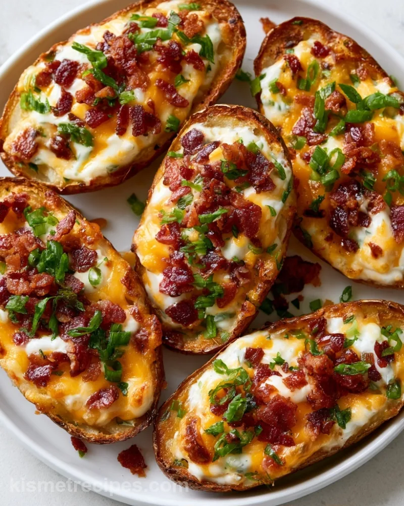 Loaded Potato Skins with Ranch