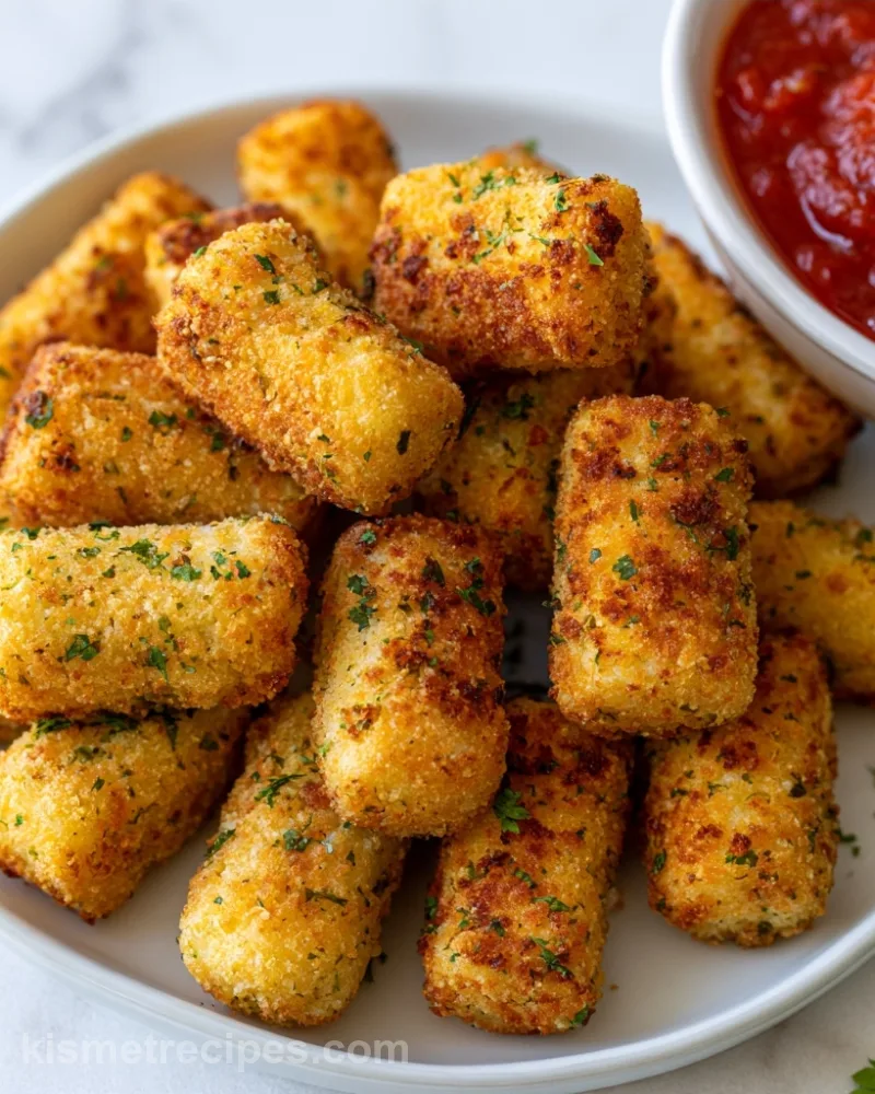 Air Fryer Mozzarella Bites with Marinara