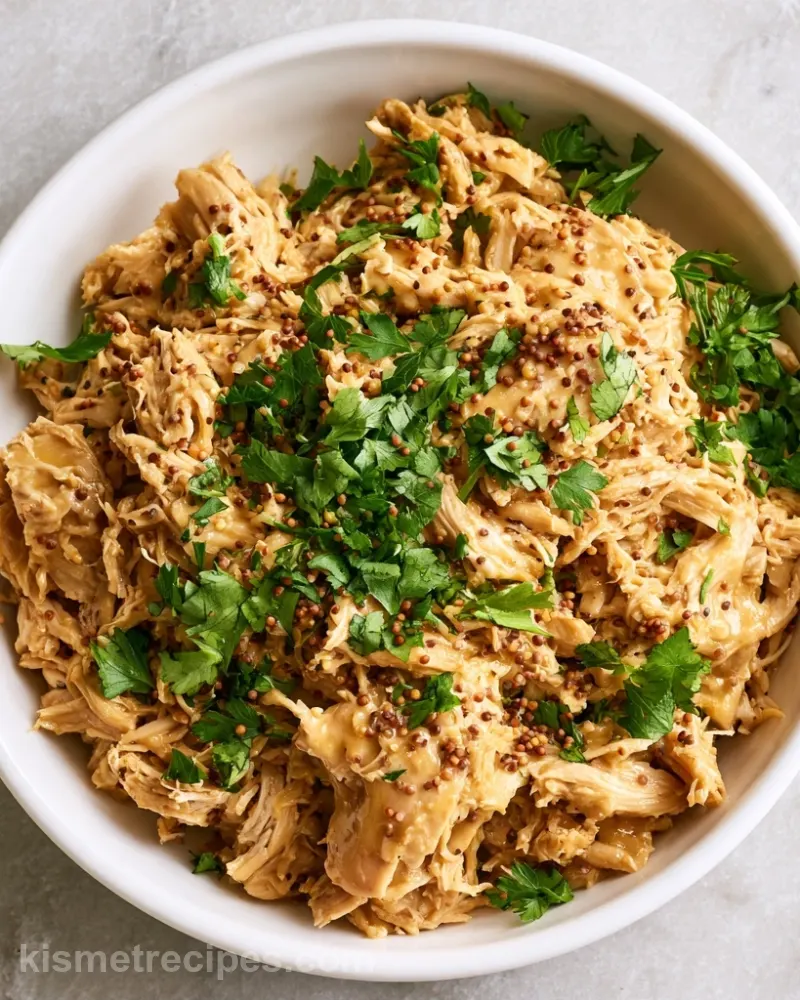 Slow Cooker Honey Dijon Chicken Thighs