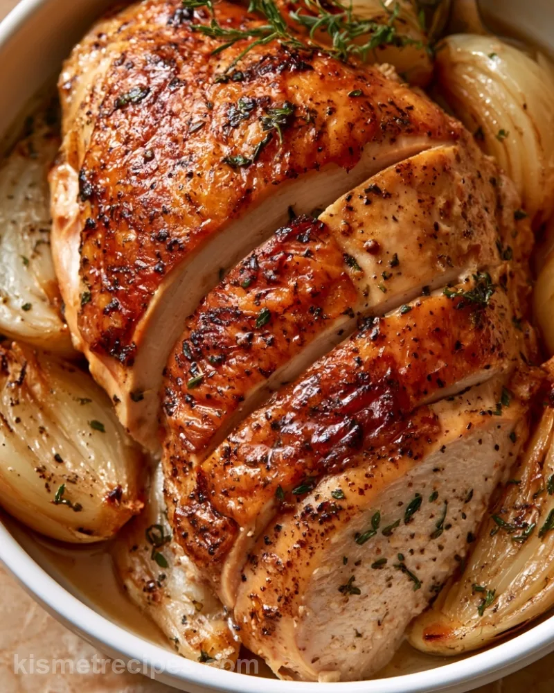 Slow Cooker Turkey Breast with Herb Gravy